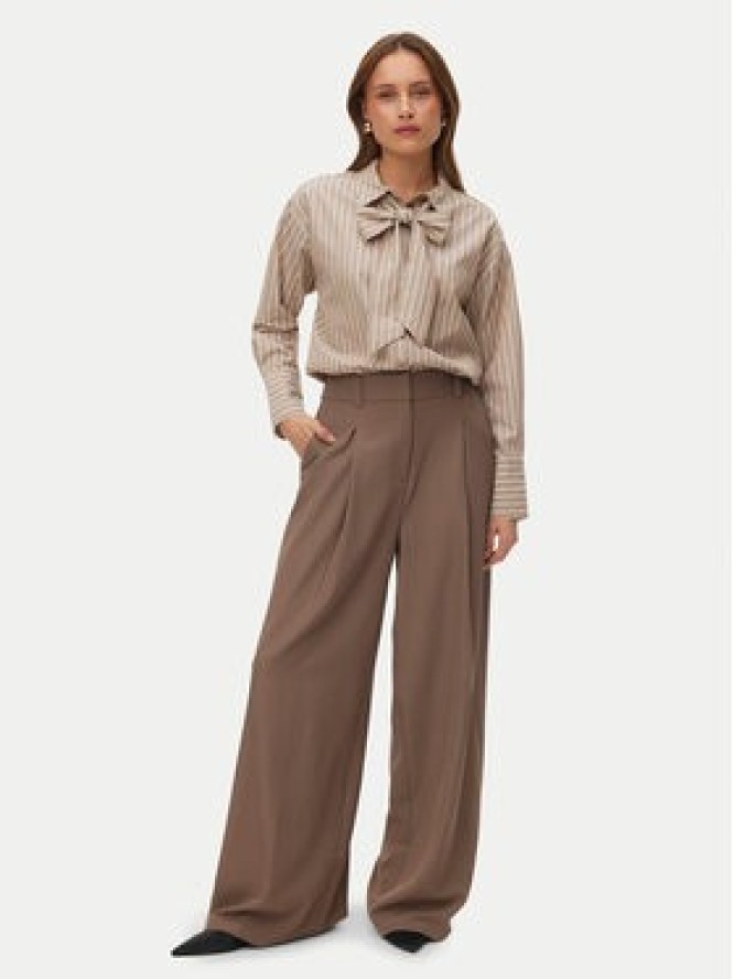 Vero Moda Koszula Islunn 10342449 Beżowy Regular Fit