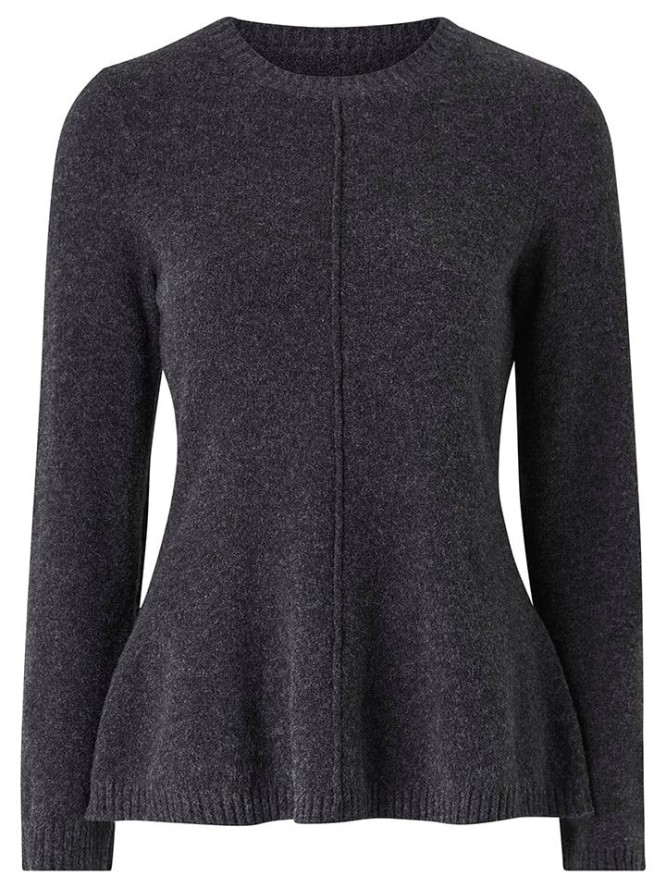 ellos Sweter "Amelia" w kolorze antracytowym rozmiar: M