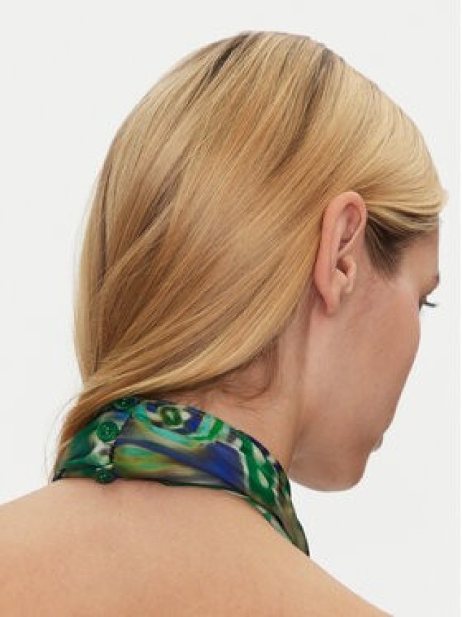 Simona Corsellini Bluzka P25CPTO01401 Zielony Slim Fit