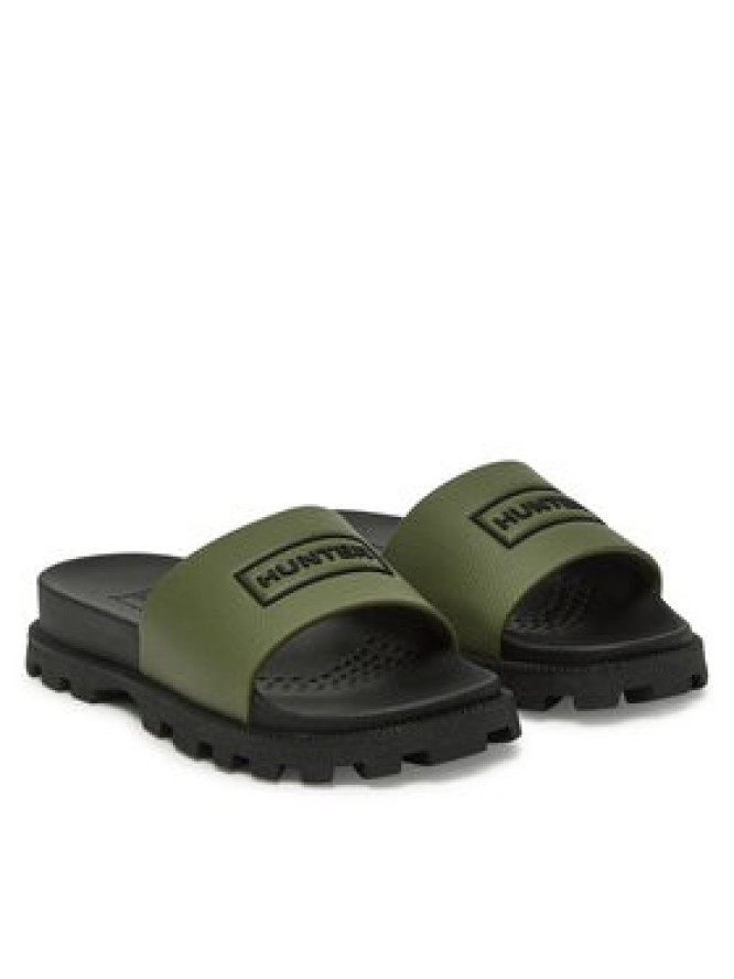 Hunter Klapki HFRU0005251 Zielony