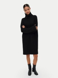 Vero Moda Sukienka dzianinowa Aquarius 10331900 Czarny Regular Fit