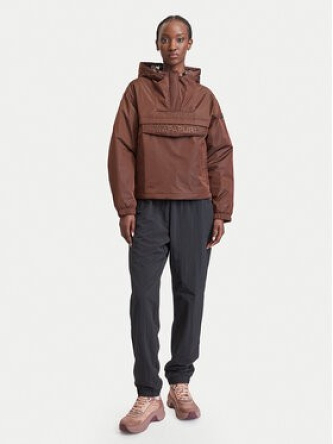 Napapijri Kurtka anorak Rainforest Optique W NP0A8AHAW331 Brązowy Oversize