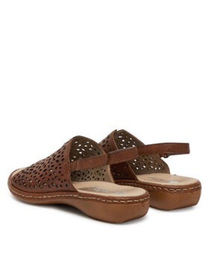 Rieker Sandały 65985-25 Beżowy