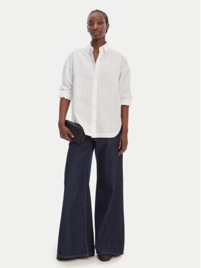 BOSS Koszula C_Bostatta 50553890 Biały Oversize