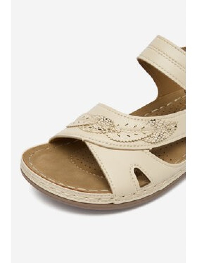 Go Soft Sandały CEO-W80085 Beżowy