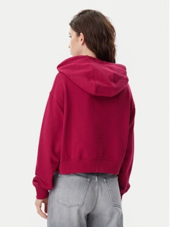 Tommy Jeans Bluza Script DW0DW20306 Różowy Relaxed Fit