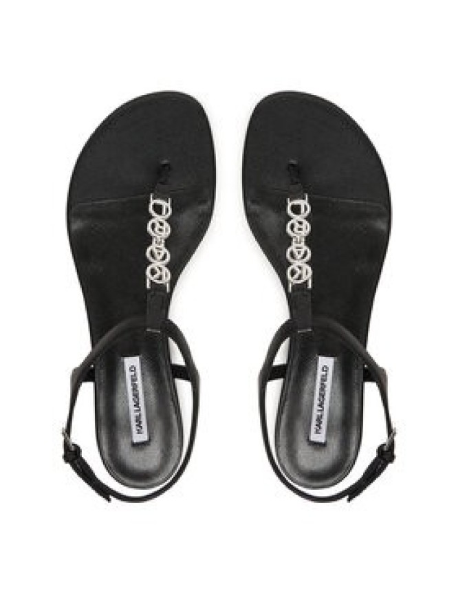 KARL LAGERFELD Sandały KL82516 Czarny