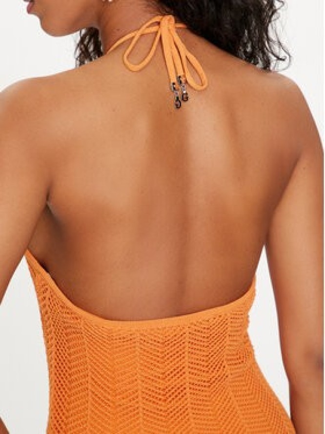 Guess Sukienka codzienna Sophie W4GK24 Z3E60 Pomarańczowy Slim Fit