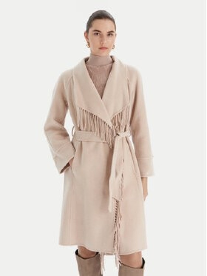 Marciano Guess Płaszcz wełniany 5BGL46 7125A Beżowy Regular Fit