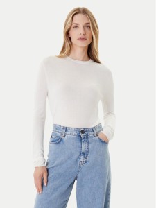 Calvin Klein Sweter LV044C339G Écru Regular Fit