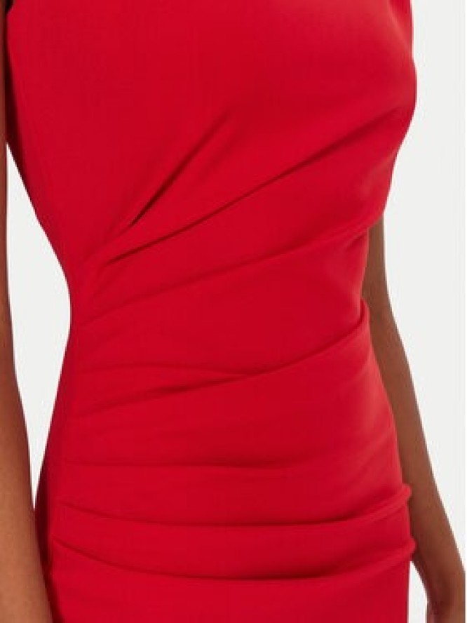 Rinascimento Sukienka koktajlowa CFC0125334003 Czerwony Slim Fit
