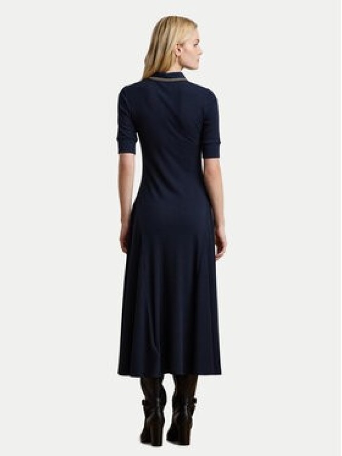 LAUREN RALPH LAUREN Sukienka codzienna 200957638001 Granatowy Slim Fit