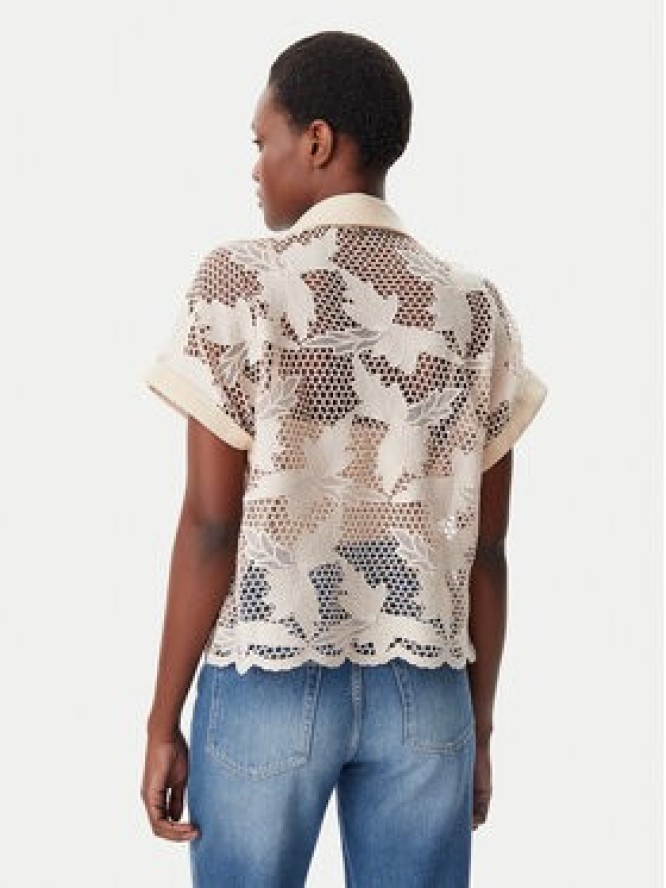 Lola Casademunt by Maite Koszula MS2515008 Écru Relaxed Fit