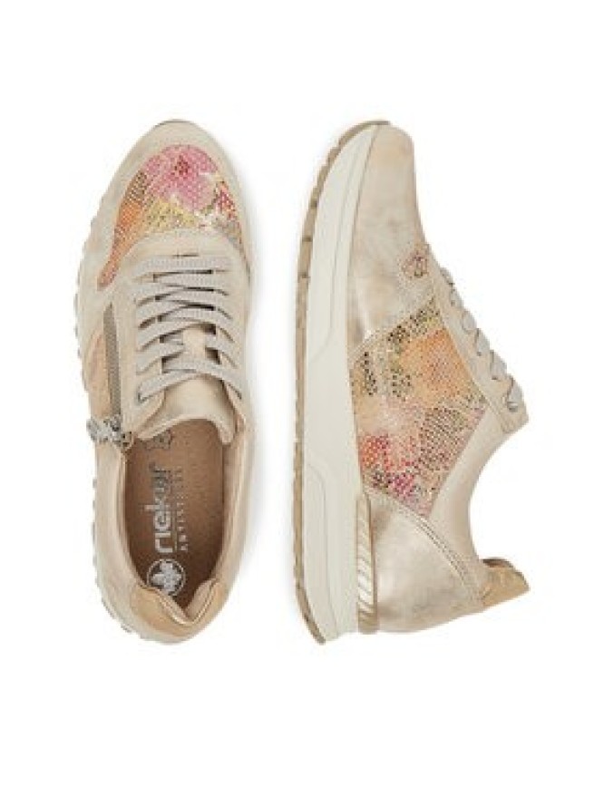 Rieker Sneakersy N7422-91 Beżowy