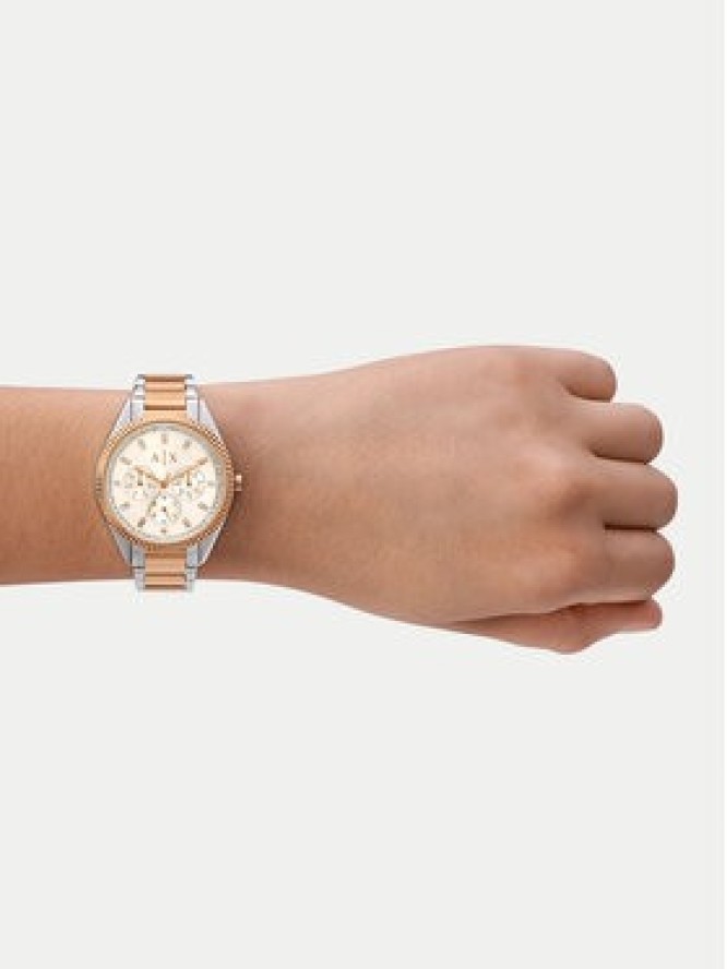 Armani Exchange Zegarek Lady Giacomo AX5662 Złoty