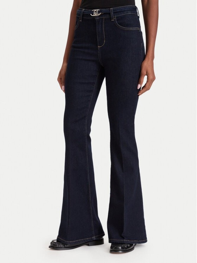 Liu Jo Jeansy UF6087 D0264 Granatowy Bootcut Fit