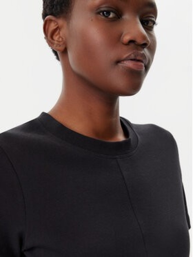 Tommy Hilfiger Sukienka codzienna WW0WW44547 Czarny Regular Fit