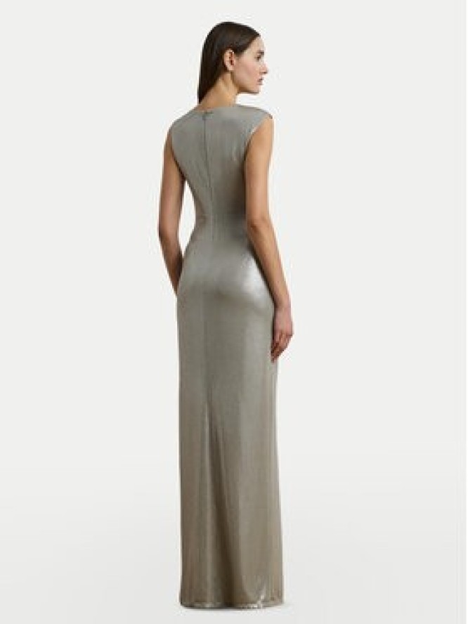 LAUREN RALPH LAUREN Sukienka wieczorowa 253970801001 Srebrny Slim Fit