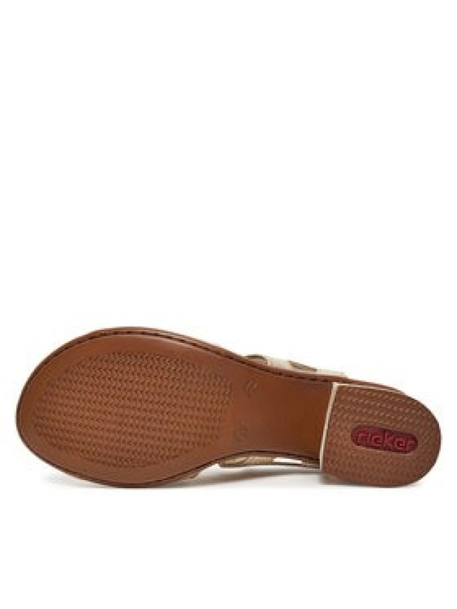 Rieker Sandały 64665-60 Złoty