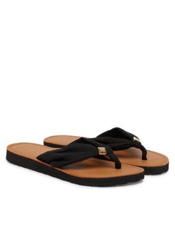 Tommy Hilfiger Japonki Th Ltr Footbed Summer Sandal FW0FW09194 Czarny