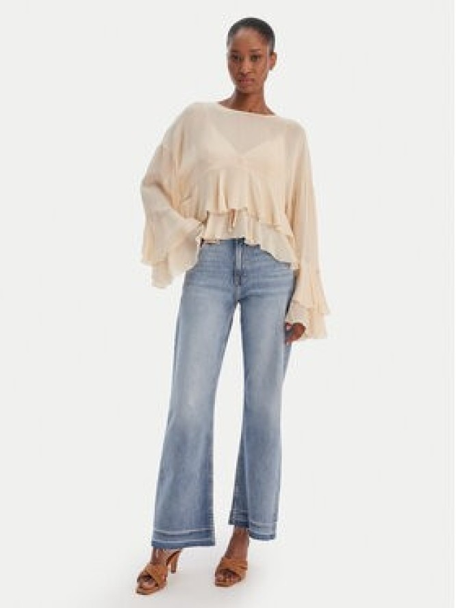 BOSS Jeansy Soft Kick 50552430 Niebieski Flare Fit