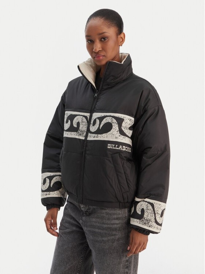 Billabong Kurtka zimowa Cozy Puffer EBJJK00140 Czarny Regular Fit