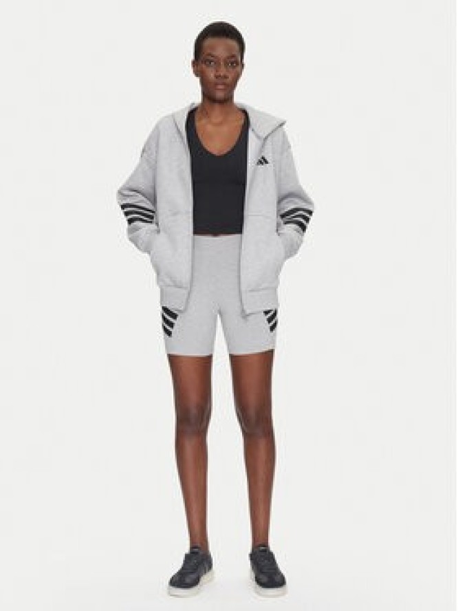 adidas Bluza Future Icons 3-Stripes JE0172 Szary Regular Fit