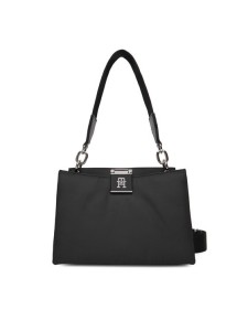 Tommy Hilfiger Torebka Th Her Med Satchel Nylon Sv AW0AW18200 Czarny