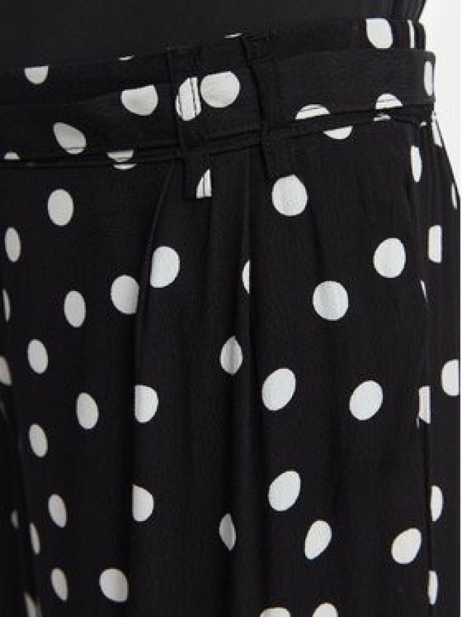 Vero Moda Spodnie materiałowe Elisa 10347961 Czarny Loose Fit