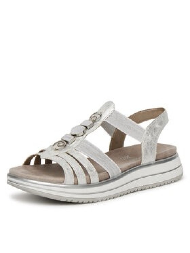 Remonte Sandały D1J60-90 Srebrny