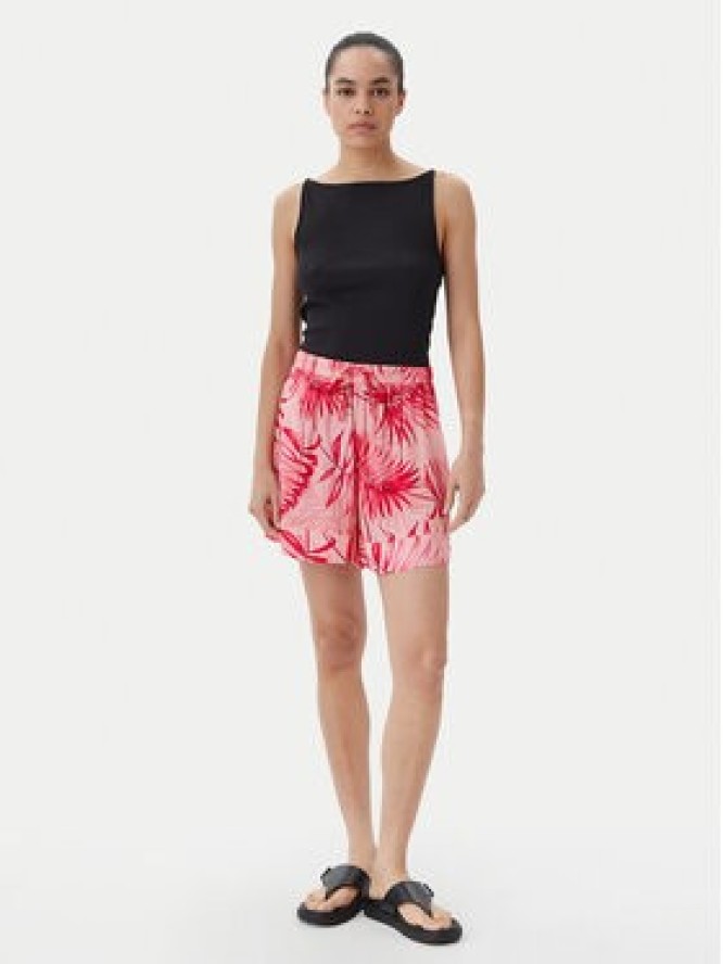 Liu Jo Beachwear Szorty materiałowe VA5126 T2961 Różowy Relaxed Fit