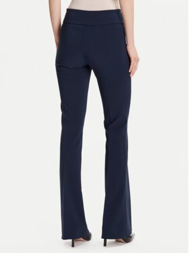 Rinascimento Spodnie materiałowe CFC0125318003 Granatowy Flare Fit