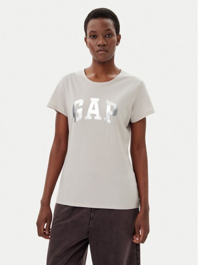 Gap T-Shirt 729555-09 Beżowy Regular Fit