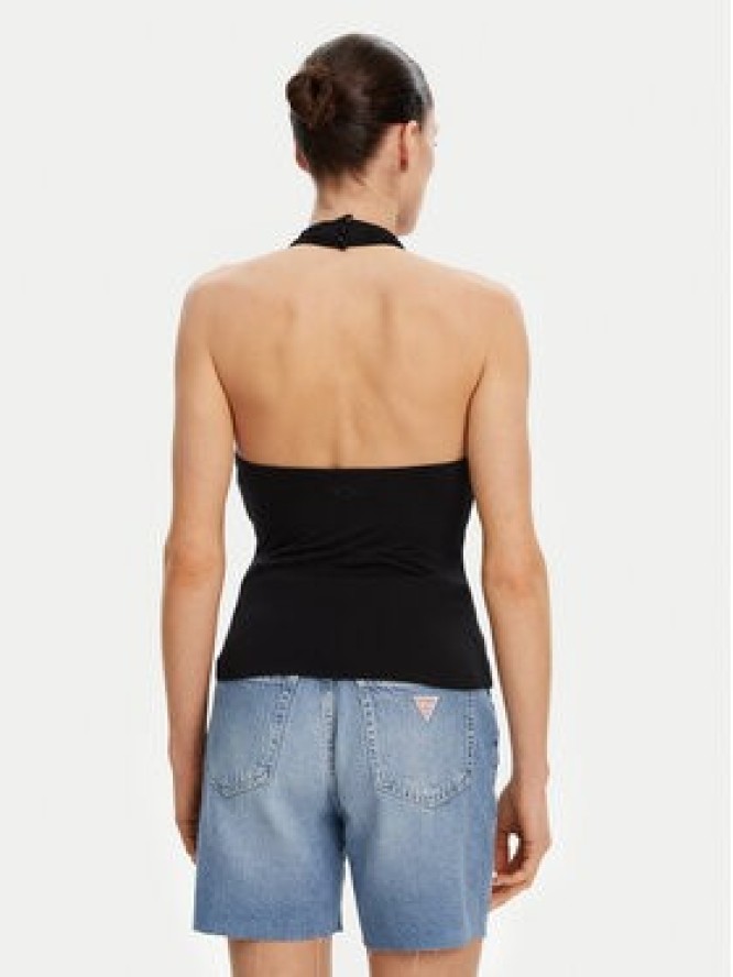 Guess Top W5GP16 KACM2 Czarny Slim Fit