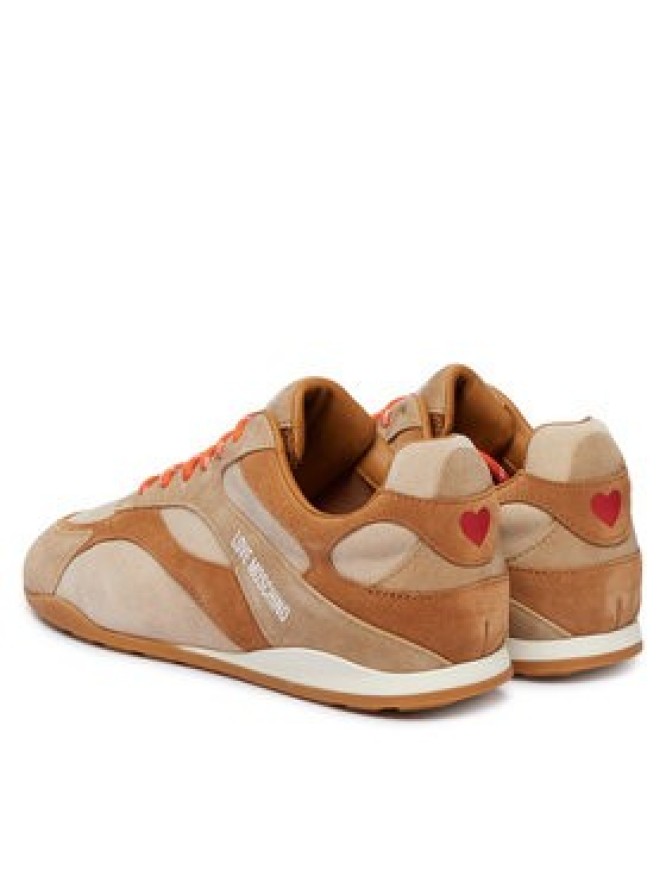LOVE MOSCHINO Sneakersy JA15352G1PIGC10A Brązowy