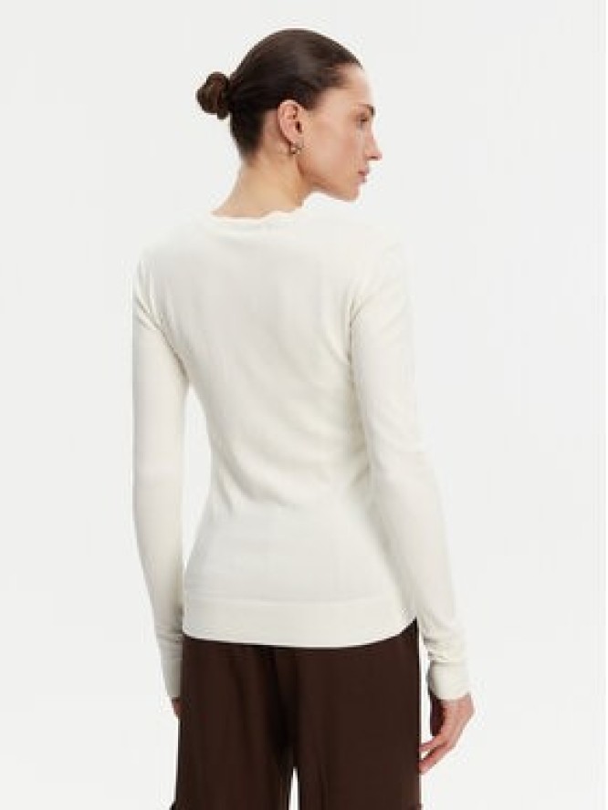 Guess Sweter W5GR19 Z2NQ2 Écru Regular Fit