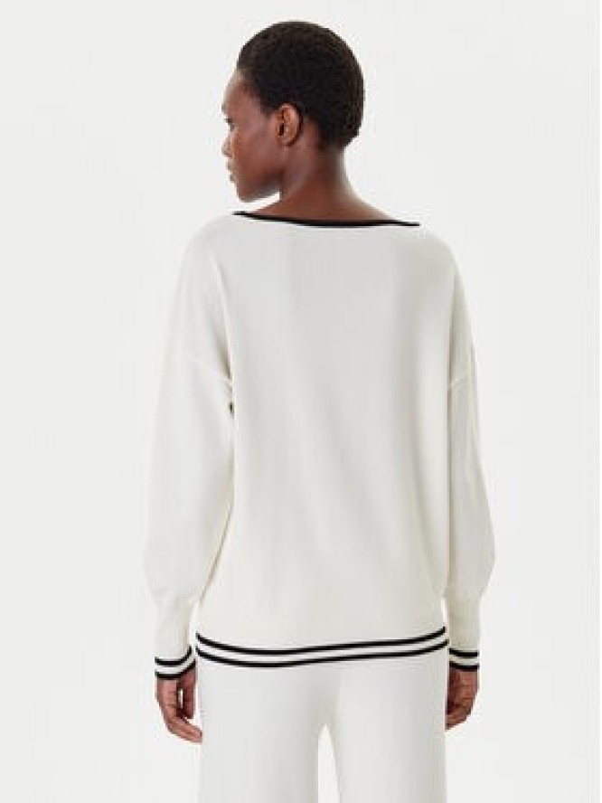 Liu Jo Sport Sweter TF5206 MS63L Écru Regular Fit