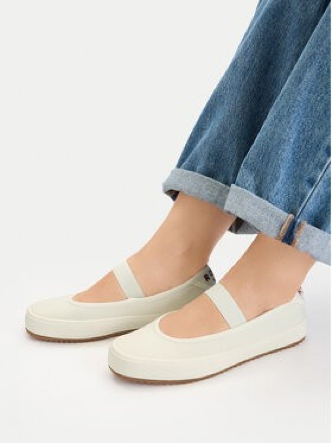 Roxy Tenisówki CWBEOB-HRY25626-1 Écru