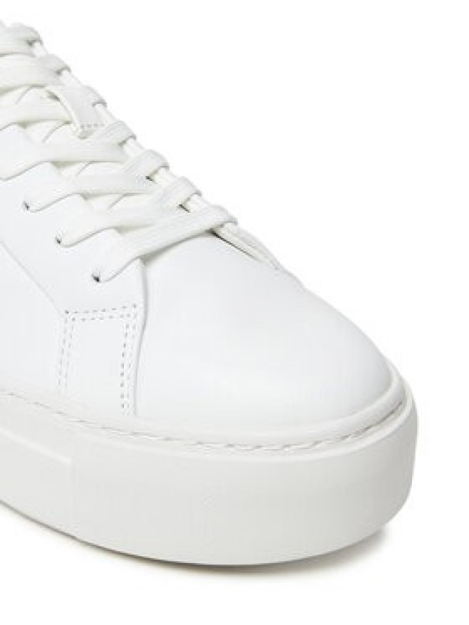 Calvin Klein Sneakersy Ff Cupsole Lace Up Lth HW0HW02570 Biały