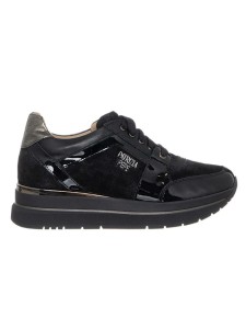 Patrizia Pepe Skórzane sneakersy w kolorze czarnym rozmiar: 40