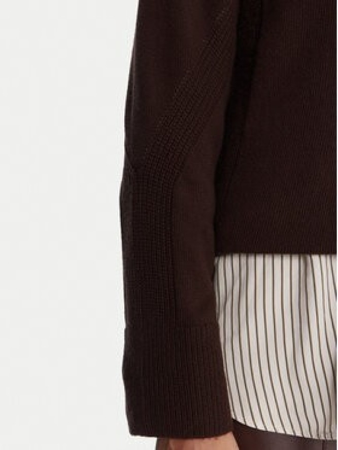 Marella Sweter Alaska 2525366102 Brązowy Regular Fit