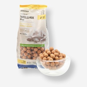 Kulki proteinowe Caperlan Wellmix Plus 15 mm 1 kg strawbanana