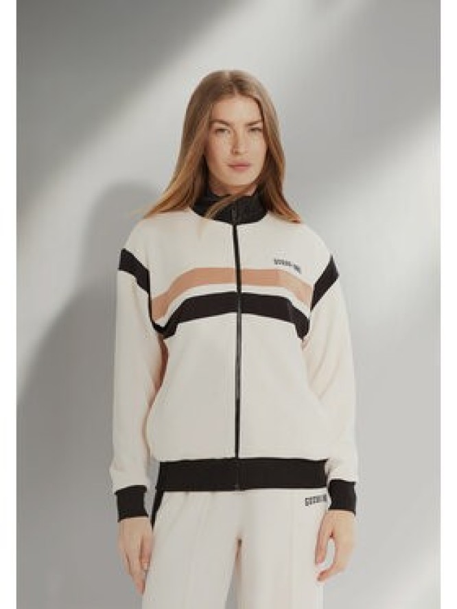 Guess Bluza V5RQ00 KCO72 Écru Regular Fit