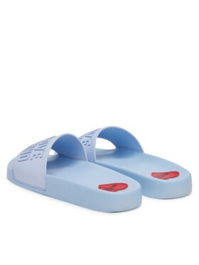 LOVE MOSCHINO Klapki JA28052G0MI15712 Niebieski
