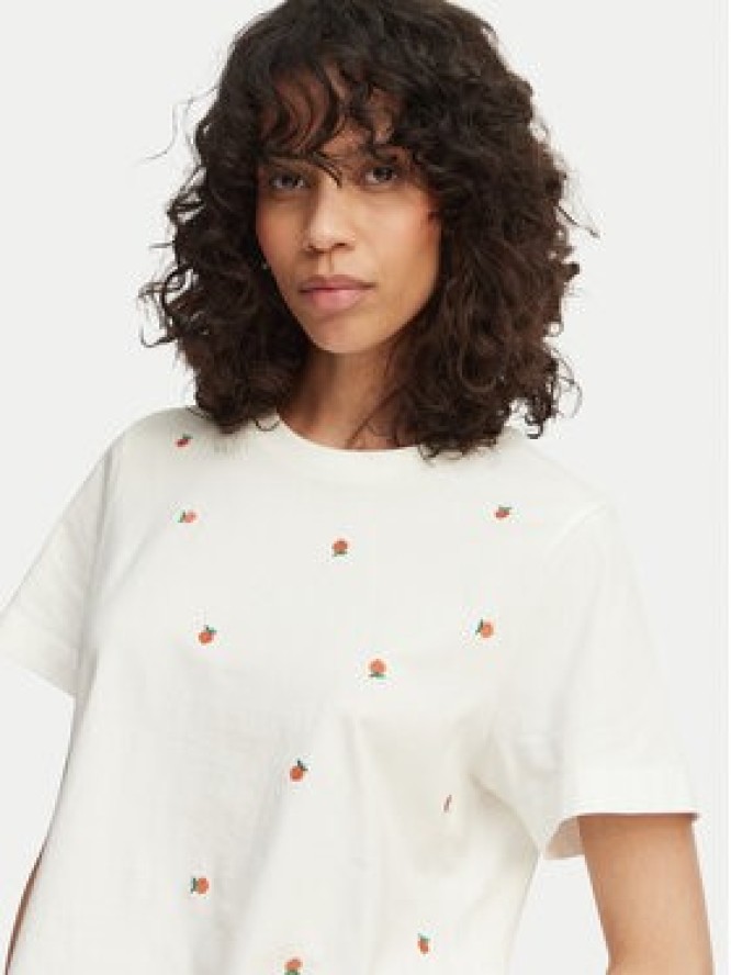 Vero Moda T-Shirt Sola 10341979 Biały Regular Fit