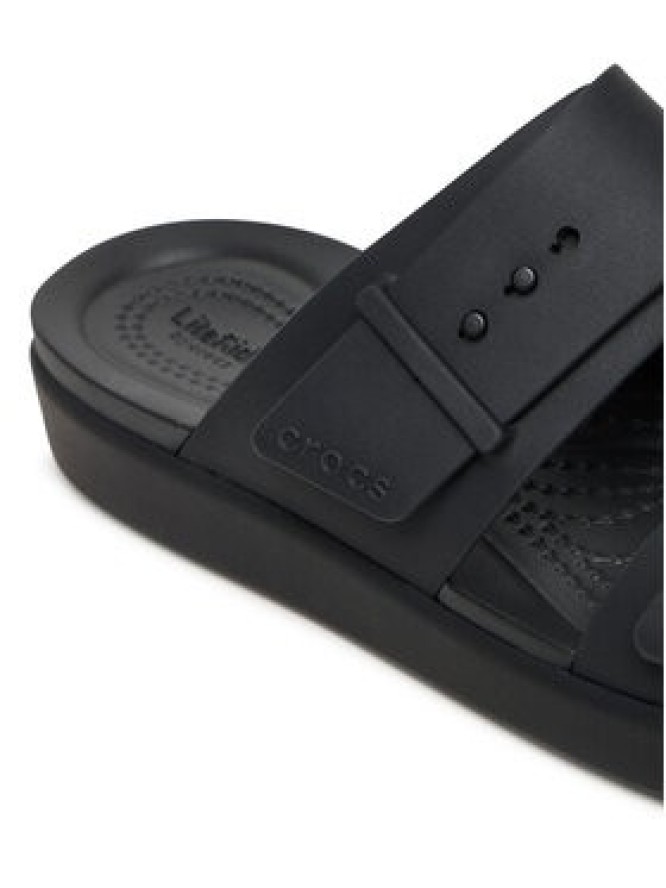 Crocs Klapki Brooklyn Buckle Low Low 211215 Czarny