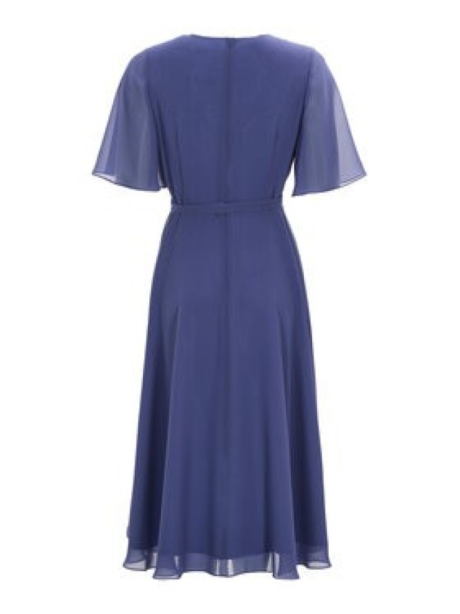 Swing Sukienka koktajlowa 5AI10200 Niebieski Regular Fit