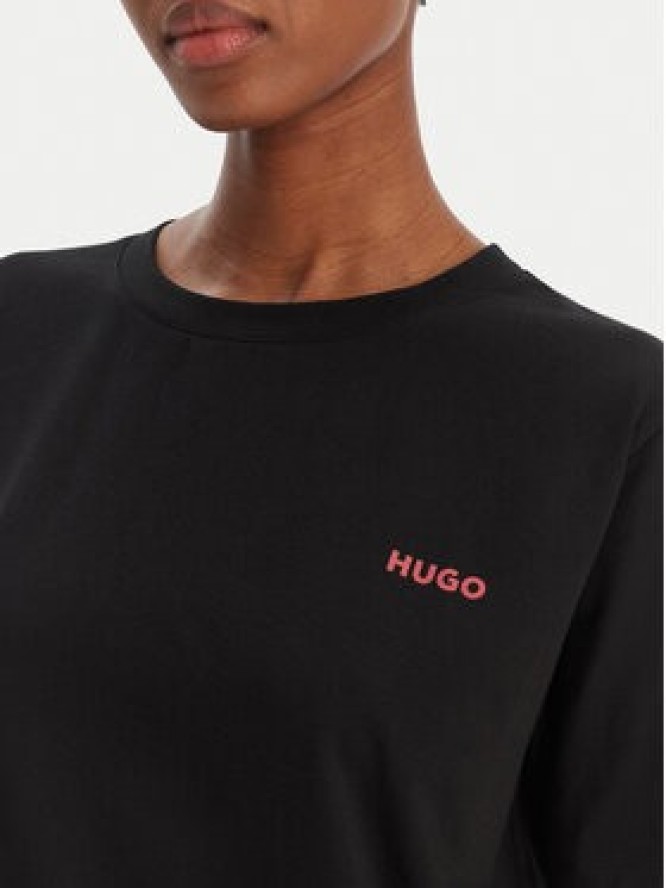 HUGO T-Shirt 50555634 Czarny Relaxed Fit