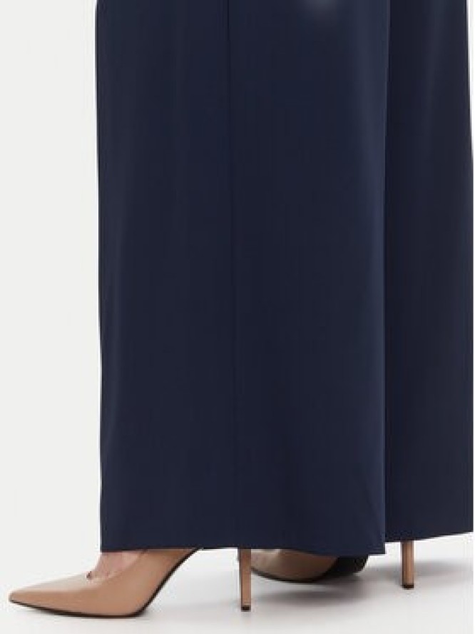 Rinascimento Spodnie palazzo CFC0125495003 Granatowy Wide Leg