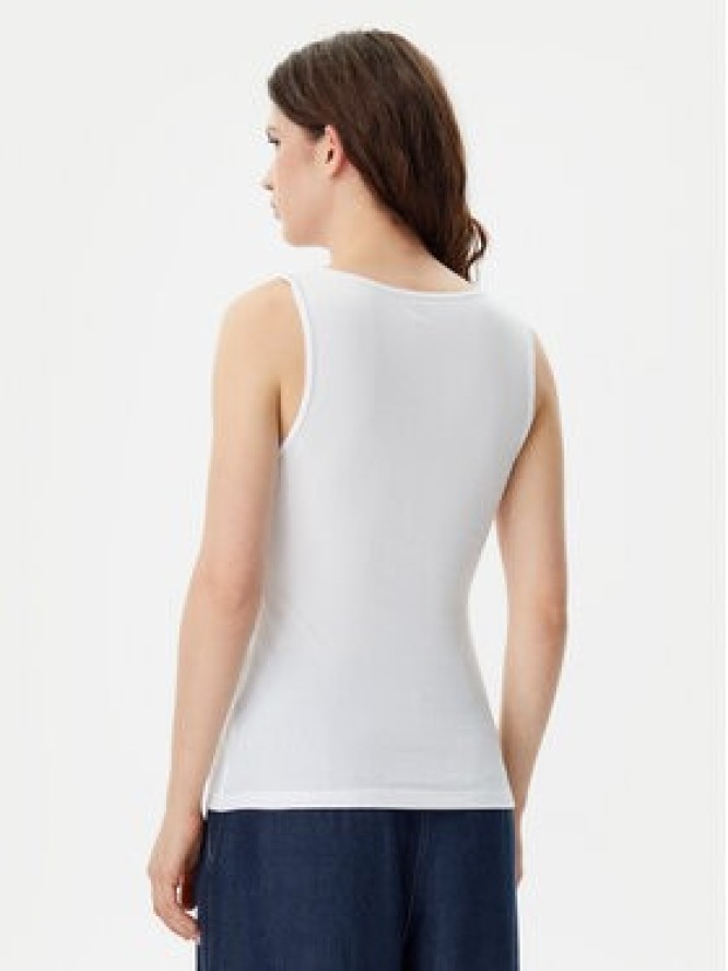 Gap Top 585421-01 Biały Slim Fit